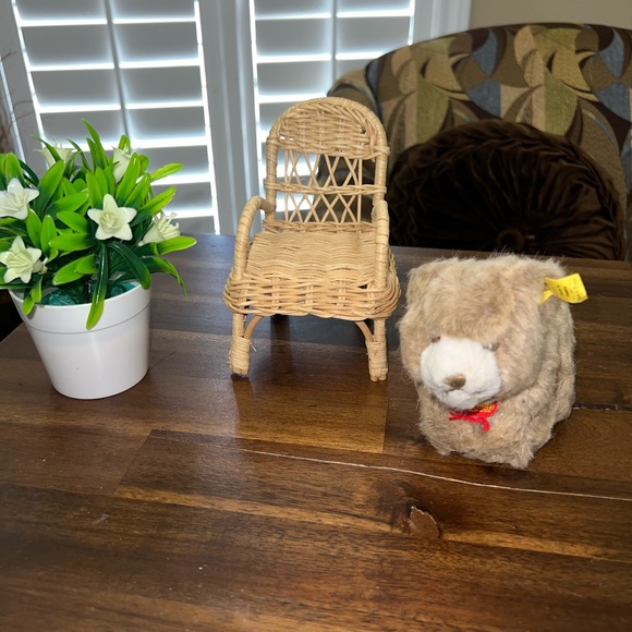 Vintage Steiff "Browny" Bear w/ Tag 1445/12  5.5” Made in Austria Plush HTF - Picture 2 of 6